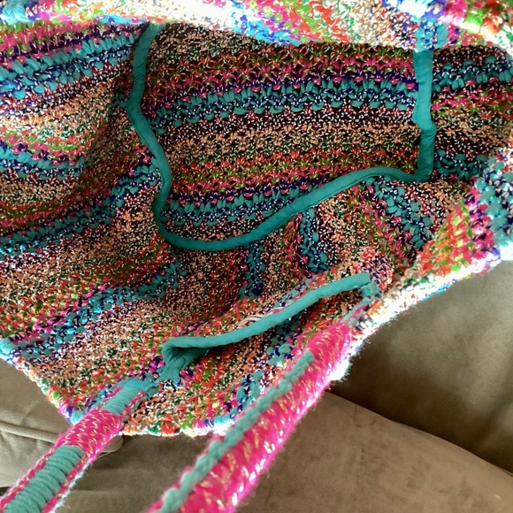 Anthropologie woven large tote/ beach bag. NWOT - Picture 5 of 5